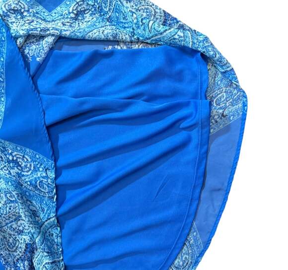 Xhilaration Blue Paisley Sleeveless Dress XS - Picture 6 of 6
